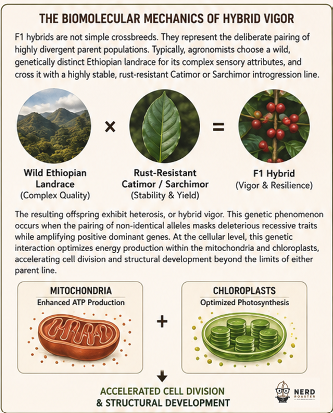 Biomolecular Mechanics of Hybrid Vigor